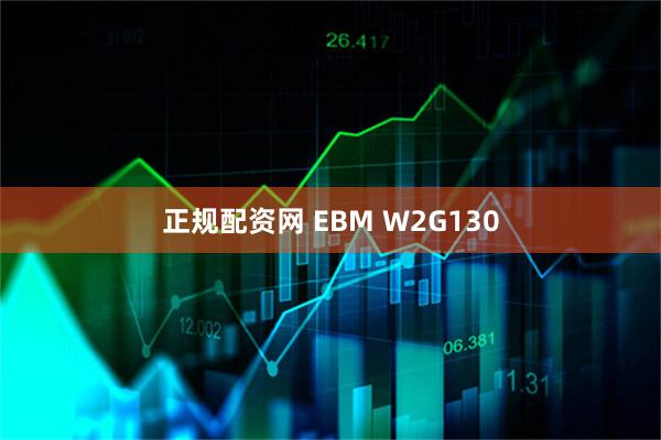 正规配资网 EBM W2G130